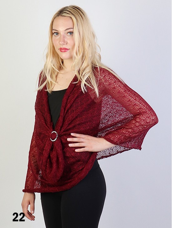 1 LAYER LACE KNIT LOOP